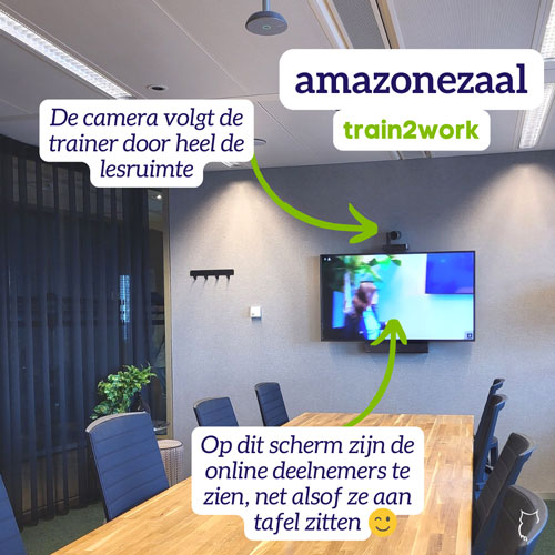 Lesruimte te huur voor online en klassikale trainingen